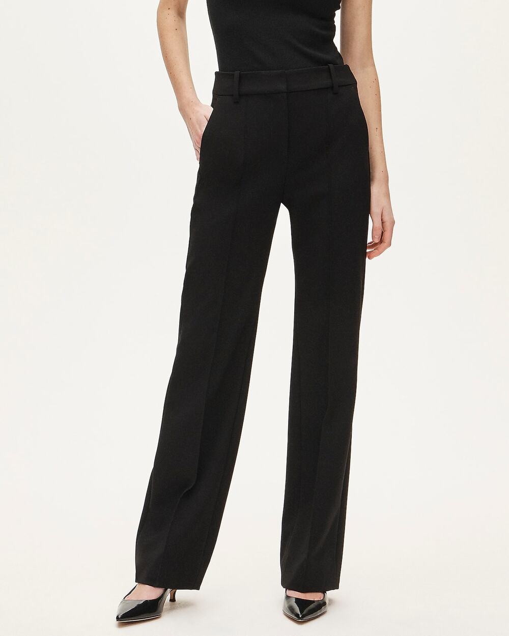 J.Crew Natalia pant in four-season stretch Black Size 00 NWT
